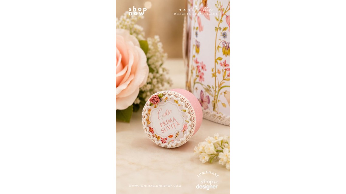 Trusou Botez Fetiță Grădina Secretă Colecția Floral Garden 9